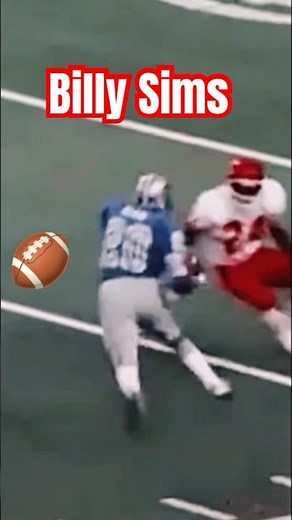 Billy Sims NFL Football Highlights & Career #nflfootball #nfl #nflhighlights