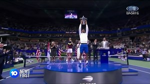 Novak Djokovic has defeated Daniil Medvedev to win the 2023 #USOpen, the Serbian tennis star's 24th Grand Slam. | 10 News