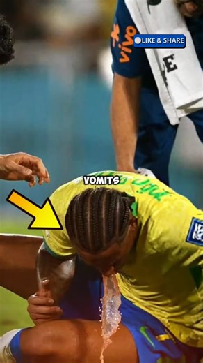 What happens if a footballer vomits on the pitch?! 🤔🤔 #reels #football #JoaoPedro | Football and News