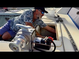 How to install a new windlass by modifying the initial configuration?