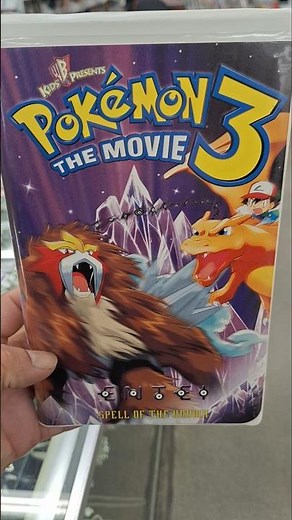 Pokémon 3 the Movie VHS Tape collectible item #goldhunter137