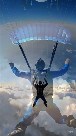 POV: Pure Freedom in the Sky... 🌬️ (Skydiving ASMR) #asmr #relaxing