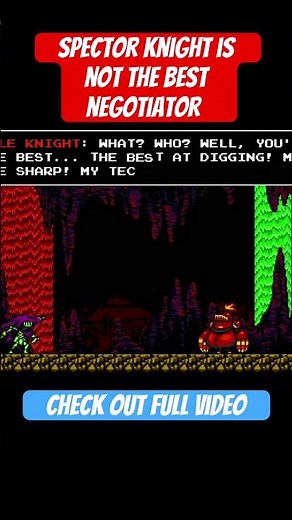 Spector Knight negotiate #letsplay #shovelknight #SpectorofTorment #gaming #voiceacting ￼