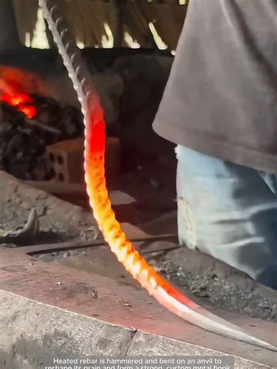 Hand-Forging a Custom Ribbed Steel Hook