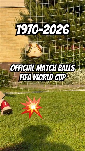 Official Match Balls Of FIFA World Cup 1970-2026 #football #soccer #футбол usa Jabulani Trionda