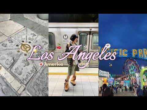 Los Angeles vlog |ハリウッドで🎞️🇺🇸|メルローズ🛍️|サンタモニカピア⛱️