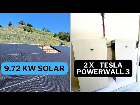 Installing 2 Tesla Powerwall 3 with 9.7kW solar. Full home backup.