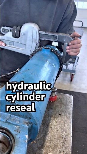 Hydraulikzylinder neu abgedichtet und zusammengebaut mit ​⁠‪@RIDGID_Tools‬ #hydraulic #shorts