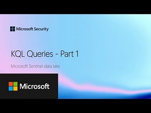 Querying Microsoft Sentinel data lake with KQL