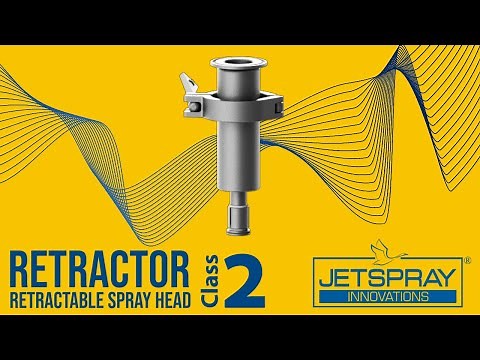 JETSPRAY® Retractable Spray Ball | SS 316L | Process Tank Cleaning Systems | Class 2