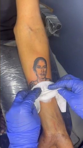 “Mom Portrait Tattoo | Realistic Shading Tutorial”