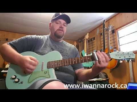 The Black Crowes Twice as hard Open G guitar lesson