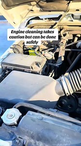 Engine cleaning can be done safely #enginecleaning #carcleaningproducts #detailstudioproducts #enginedetailing | Detail Studio