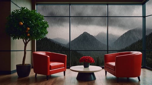 Window, Trees, Forest. Free Stock Video