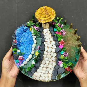 Miniature Paradise _ Garden scene DIY idea #paradise #garden | Deep's CRAFT