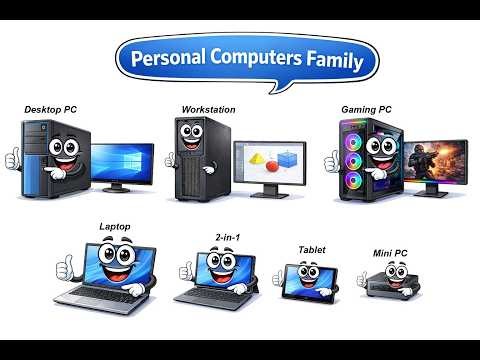 Types of Personal Computer (Animated)