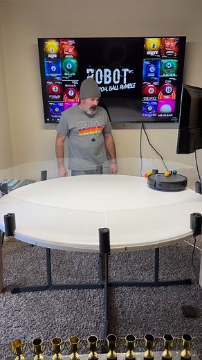 4.4K views · 14 reactions | Robot Pool Ball Rumble. | Jeremy Nehring | Facebook