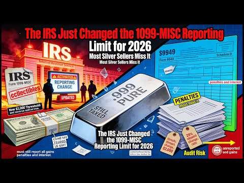 IRS 2026 Warning: The $2,000 Silver Reporting Rule You Don't Know