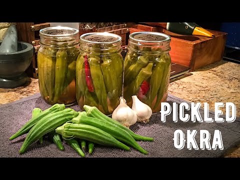 Preserving The Harvest | Canning Spicy Pickled Okra