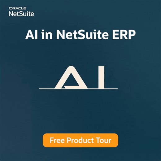 Make faster, smarter decisions with NetSuite’s AI. The best AI comes from the best data. The best data comes from a unified suite. Start your free product tour now. | Oracle NetSuite