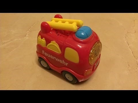 Tut Tut Baby Flitzer Feuerwehr Feuerwehrauto Produktdemo Demo Vtech Tut Tut Bolides toet toet autos