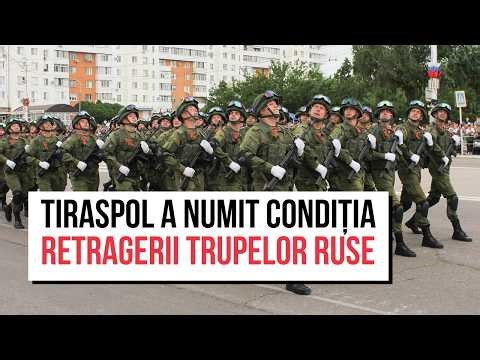 Transnistria: Tiraspol se opune retragerii trupelor ruse / Sandu caută bani pentru regiune