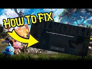 How to Fix "You are logged into a null online subsystem" Error in Palworld v0.1.4.1