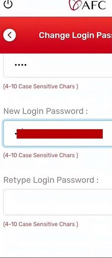Change Login Password via Mobile App (ENG) | VIDEO TUTORIAL AFC LIFESCIENCE