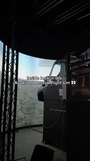 Take a look inside our AW169 Flight Simulator! 🚁 #AucklandRescue | Westpac Rescue - Auckland