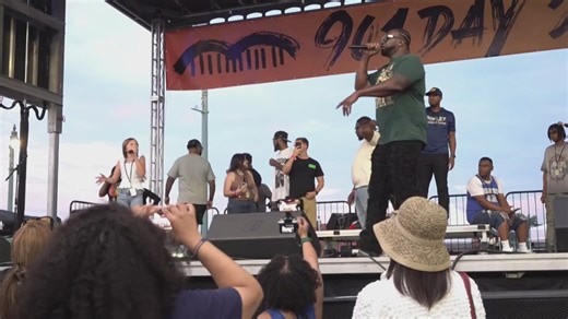 Viral sensation performs with Project Pat at 901 Day