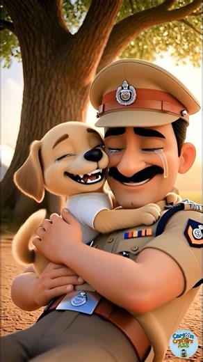 puppy, help a police officer #shorts #animation #cartoon