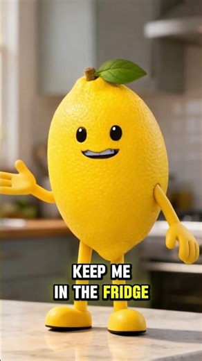 Talking Lemon Explains How to Keep Lemons Fresh 🍋
