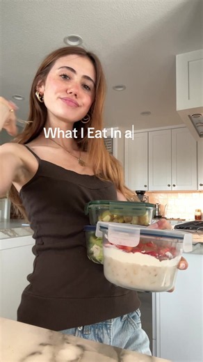 What I Eat In a Day — senior school day