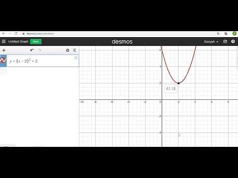 How to move quadratics in desmos