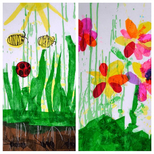 How to do Gravity Painting for Kids