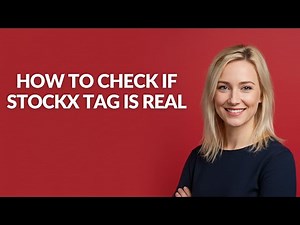 HOW TO CHECK IF STOCKX TAG IS REAL - Julia'sTutorials