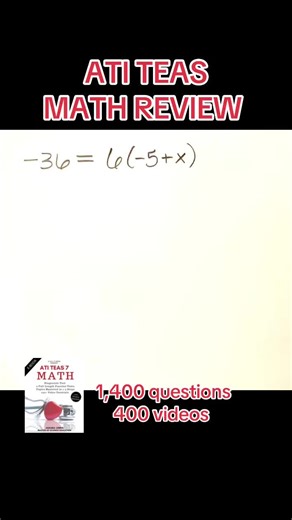 ATI TEAS MATH REVIEW 🥳 #atiteas #fyp #jakaralewismath #atiteasmath #prenursingstudent