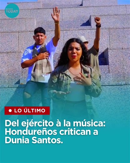 La creadora de contenido de tiktok @Dunia Santos ha recibido fuertes criticas luego de publicar un clip musical donde según usuarios ofende al Himno Nacional de Honduras. A tal punto que exigen elimine ese contenido de sus redes sociales. #honduras #duniasantos #504🇭🇳🔥🔥viral