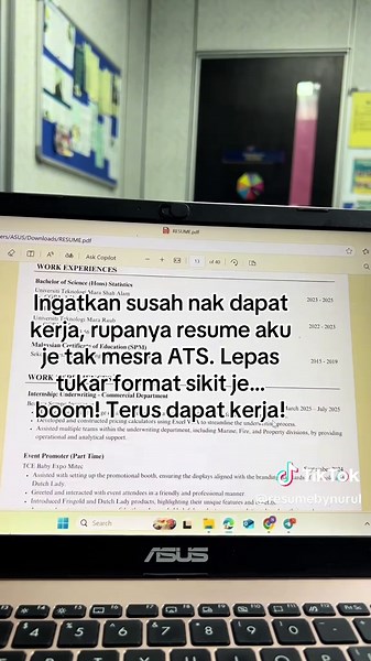 Service Resume RM10 on TikTok
