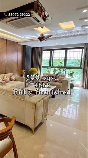 Gurgaon property for rent: fully furnished 4bhk | luxury 500 sqyd😍 Rent space Gurgaon.