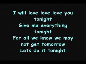 Ne-Yo - Give Me Everything (Tonight) [Lyrics on SCREEN]