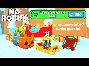 PET SIMULATOR X | ROBLOX | FREE SANTA HOVERBOARD WITHOUT *ROBUX*