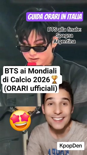 ✅️Schedule Guide✅️ BTS at the 2026 WORLD CUP🤩 what do you think they'll sing???🥹🙏 #shorts #kpopit...