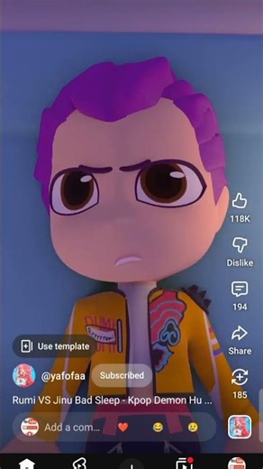 Rumi VS Jinu Bad Sleep - Kpop Demon Hunters