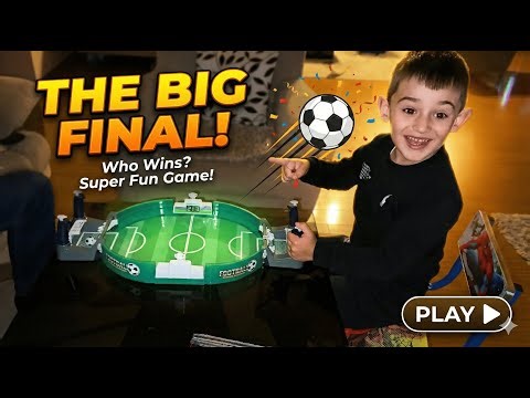 THE BIG FINAL! 🏆 Dad vs. Son Tabletop Soccer Match ⚽ Who Wins?