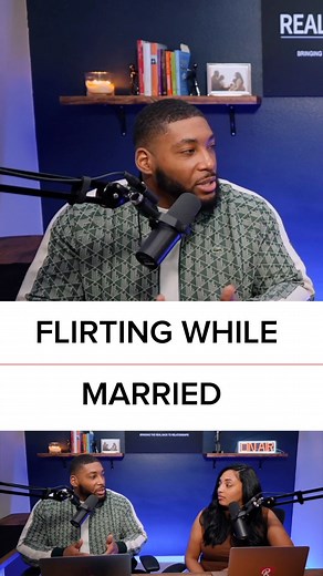 24K views · 1K reactions | Can flirting with others ever be considered innocent if you’re in a committed relationship? New episode out now: The Dangers of a Work Spouse | Marriage Made Easier | Facebook