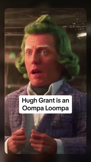Hugh Grant is an Oompa Loompa in the Wonka movie starring Timothée Chalamet. Obviously. #wonka #willywonka #oompaloompa #charlieandthechocolatefactory #timotheechalamet #hughgrant #roalddahl #book #movie #film #adaptation #wb #chocolate