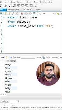 SQL for Beginners: How to Filter Names Starting With A | Subscribe for SQL #coding #sql #sqlquery