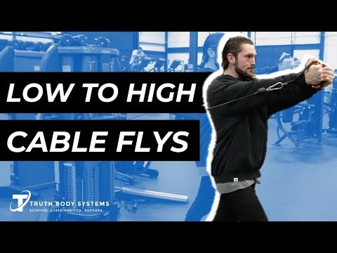 How to Do Low to High Cable Flys | Build Upper Chest Muscle