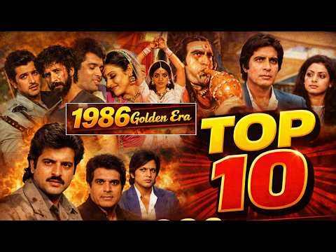Top 10 Superhit Bollywood Movies of 1986 | Golden Era Hits 🎬